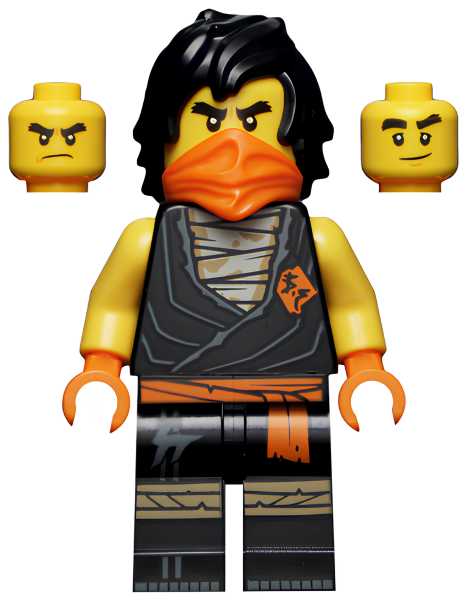 Минифигурка Lego Cole - Legacy, Orange Bandana  njo645 U